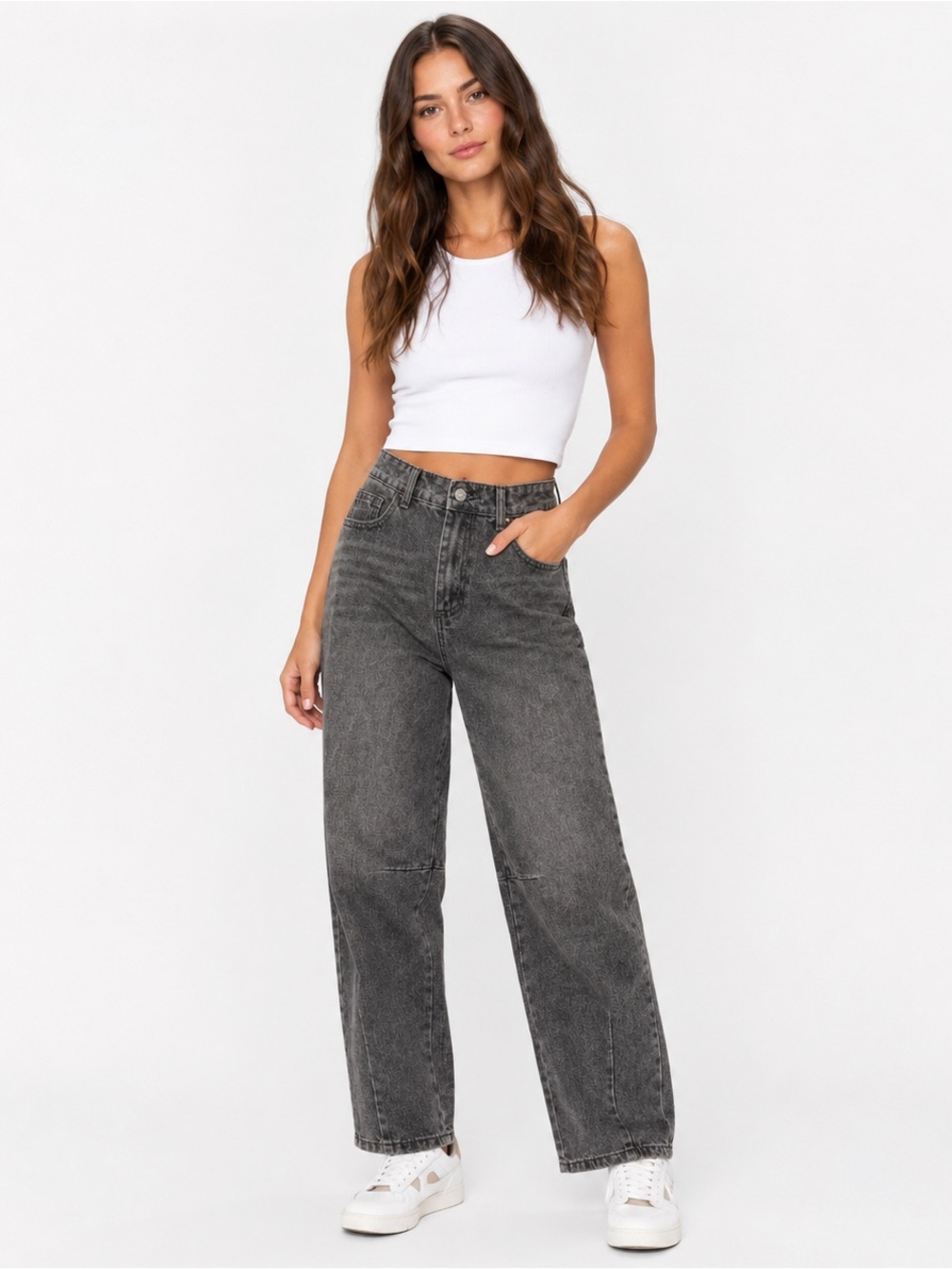 Flying Angel Straight Leg Jeans Black - 27